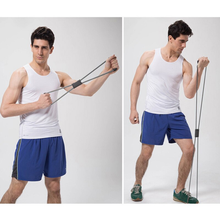 Load image into Gallery viewer, Rubber Tube Weight Expansion Back Control Fitness Rope