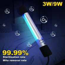 Load image into Gallery viewer, 3/9W USB Ultraviolet UV Light Sterilizer Germicidal Lamp Disinfec Car Mite Bulbs