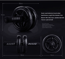Load image into Gallery viewer, Abdominal Power Wheel Ab Roller
