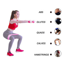 Load image into Gallery viewer, 3 Piece Fitness Rubber Bands Resistance Bands
